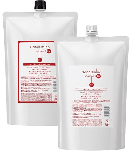 Amazon.co.jp: nanoamino Dr. Shampoo & Treatment Dr. Set Refill